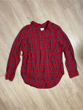 💜3/$25💜 Universal Thread Red Plaid Tunic Size Medium